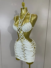 Load image into Gallery viewer, Kayda Luxe Mini Dress- White