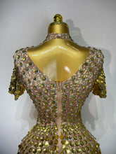 Load image into Gallery viewer, Scale Sequin Bodysuit Dress