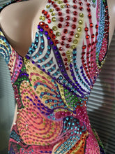 Load image into Gallery viewer, Opulent Crystal Mini Dress