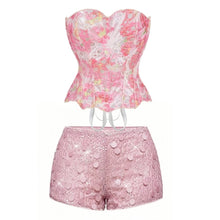 Load image into Gallery viewer, Lory Corset Sequin Short Set