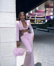 Load image into Gallery viewer, Love Yourself Crop Blazer Set