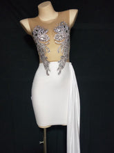Load image into Gallery viewer, Sparkly Rhinestones Mesh Dress FancySticated