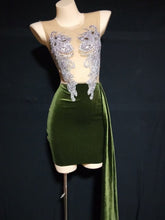 Load image into Gallery viewer, Sparkly Rhinestones Mesh Dress FancySticated