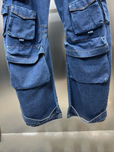 Load image into Gallery viewer, Worth A Shot Cargo Jeans FancySticated