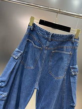 Load image into Gallery viewer, Worth A Shot Cargo Jeans FancySticated