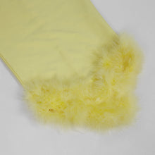 Load image into Gallery viewer, Giselle Feather Bandage Midi Dress