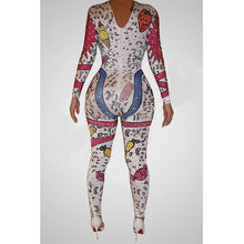 Load image into Gallery viewer, Cartoon Print Jumpsuit