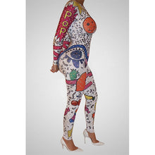 Load image into Gallery viewer, Cartoon Print Jumpsuit