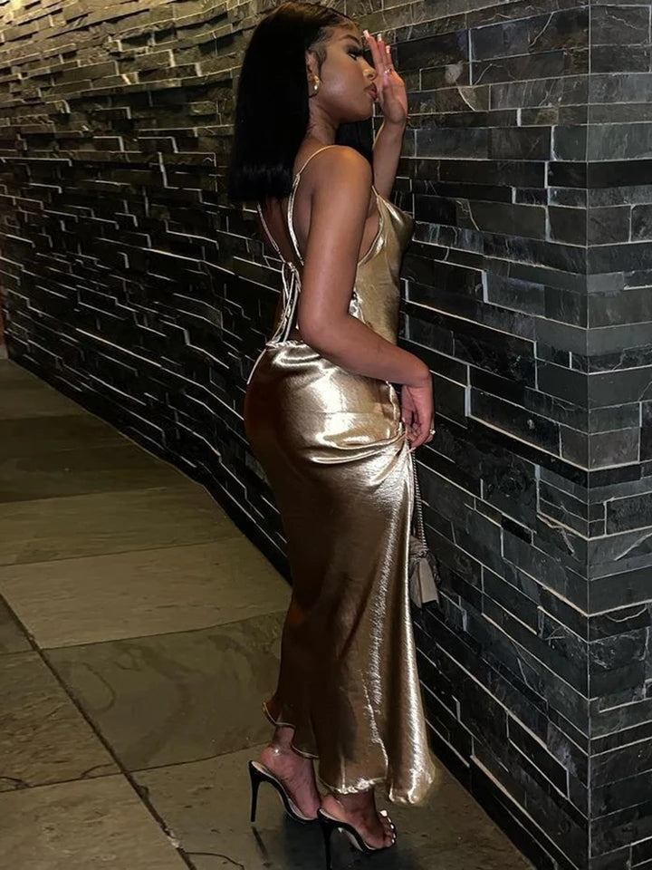 Claudia Silk Bodycon Dress