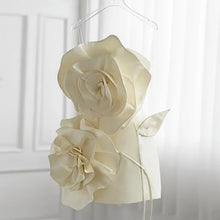 Load image into Gallery viewer, 3D Flower Mini Dress FancySticated
