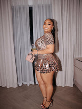 Load image into Gallery viewer, Scale Sequin Bodysuit Dress
