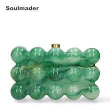 Load image into Gallery viewer, Acrylic bubble Clutch Bag

