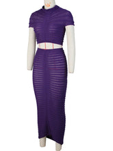 Load image into Gallery viewer, A Night Out Knit Skirt Set FancySticated
