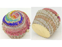 Load image into Gallery viewer, Cupcake Crystal Clutch Bag
