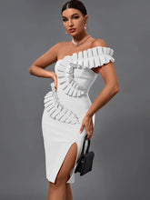 Load image into Gallery viewer, Aida Ruffle Bandage Dress FancySticated
