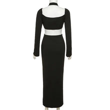 Load image into Gallery viewer, Aja Maxi Dress- Black FancySticated

