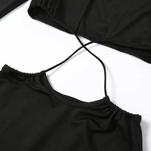 Load image into Gallery viewer, Aja Maxi Dress- Black FancySticated
