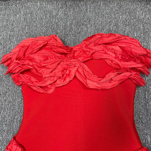 Load image into Gallery viewer, Ali Fringe Bandage Midi Dress FancySticated
