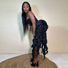 Load image into Gallery viewer, Ali Fringe Bandage Midi Dress FancySticated
