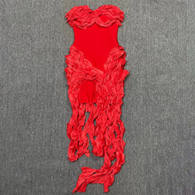 Load image into Gallery viewer, Ali Fringe Bandage Midi Dress FancySticated
