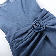 Load image into Gallery viewer, Alice Ruched Mini Dress FancySticated
