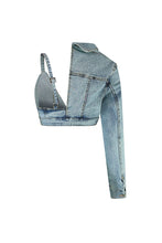 Load image into Gallery viewer, Alina Denim Skirt Set FancySticated
