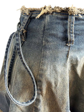 Load image into Gallery viewer, Aliya Pleated Denim Skirt Set FancySticated
