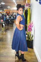 Load image into Gallery viewer, Ariana Denim Maxi Dress FancySticated
