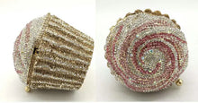 Load image into Gallery viewer, Cupcake Crystal Clutch Bag
