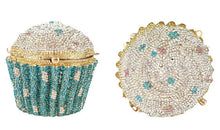 Load image into Gallery viewer, Cupcake Crystal Clutch Bag

