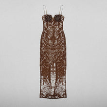 Load image into Gallery viewer, Bailey Elegant Sequin Maxi Dress FancySticated
