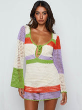 Load image into Gallery viewer, Bella Knit Mini Dress FancySticated
