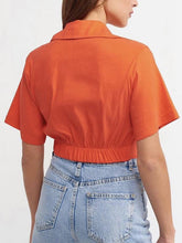 Load image into Gallery viewer, Bella Shirt Crop Top FancySticated
