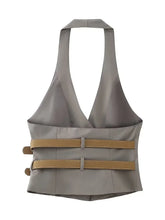 Load image into Gallery viewer, Belt Grey Vest Top FancySticated
