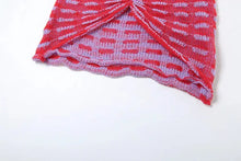 Load image into Gallery viewer, Bernita Knit Crochet Mini Dress FancySticated
