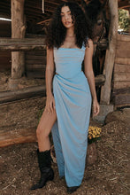 Load image into Gallery viewer, Blue Maxi Skirt Set FancySticated
