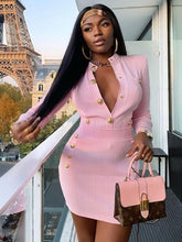 Load image into Gallery viewer, Bougie Bandage Mini Dress FancySticated
