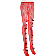 Load image into Gallery viewer, Bowknot Lace Legging Tights FancySticated
