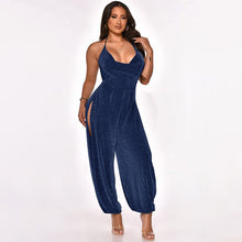 Load image into Gallery viewer, Bright Silk Wide Leg Jumpsuit FancySticated
