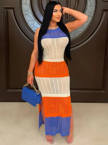Buns Out Crochet Maxi Dress FancySticated