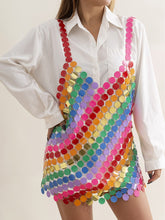 Load image into Gallery viewer, Camisole Colorful Sequins Dress FancySticated
