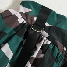 Load image into Gallery viewer, Camouflage Green Puffy Mini Skirt FancySticated
