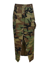 Load image into Gallery viewer, Camouflage High Waist Skirt FancySticated
