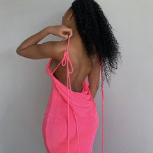 Load image into Gallery viewer, Cancun Drop Backless Maxi Dress FancySticated
