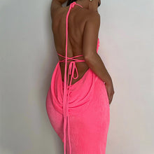 Load image into Gallery viewer, Cancun Drop Backless Maxi Dress FancySticated
