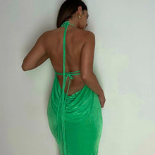 Load image into Gallery viewer, Cancun Drop Backless Maxi Dress FancySticated
