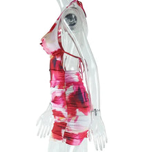Load image into Gallery viewer, Carole Pleated Mini Dress FancySticated
