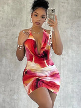 Load image into Gallery viewer, Carole Pleated Mini Dress FancySticated
