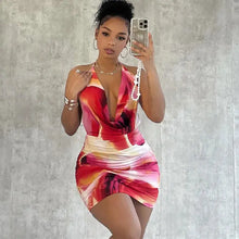 Load image into Gallery viewer, Carole Pleated Mini Dress FancySticated
