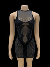 Load image into Gallery viewer, Carolina Knit Mesh Dress FancySticated
